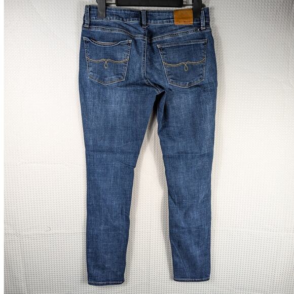 Lucky Brand Size 4 33x30 Women’s Lolita Skinny Jeans Blue Stretch Denim Mid Rise - Picture 2 of 7